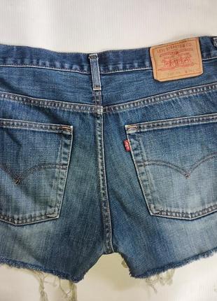 Джинсовые шорты levis 5073 фото