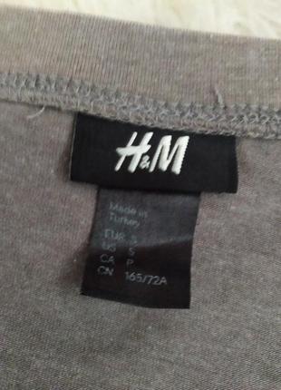 Базова сіро бежева спідниця міні розмір s бренду h&m4 фото