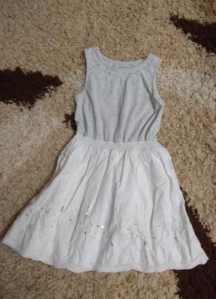 Платье для девочки m&amp;s 8-9 лет