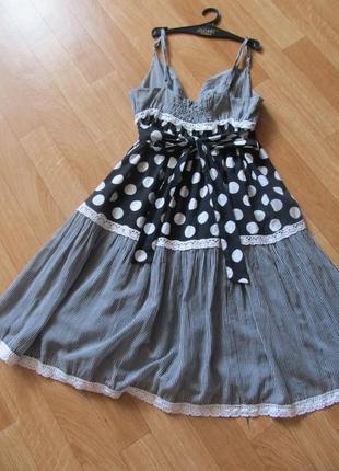 Платьице в горох беби дол