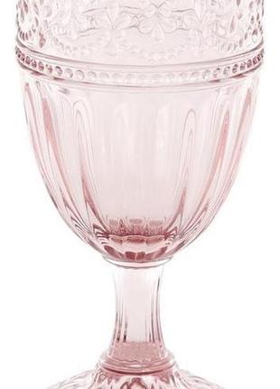 Набор 6 винных бокалов siena toscana 300мл, розовое стекло1 фото