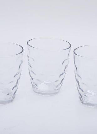 Набор 3 стакана "эмилия"-33 прозрачные 350мл