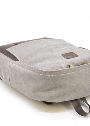 Молодежный рюкзак канвас с кожаными вставками rgj-7224-4lx tarwa4 фото