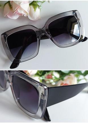 Солнцезащитные очки в прозрачной оправе1 фото