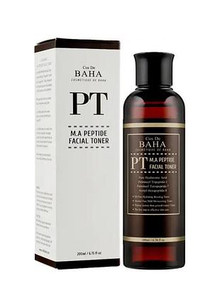 Пептидный тонер cos de baha m.a peptide facial toner, 200 мл
