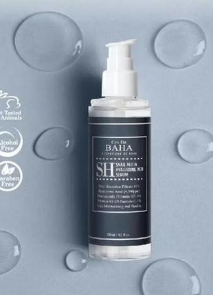 Сироватка для обличчя з муцином равлики і ніацинамідом cos de baha snail serum with niacinamide 2%, 120 мл