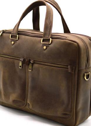 Мужская кожаная деловая сумка rc-4664-4lx tarwa