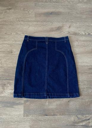 Шикарная синяя джинсовая юбка falmer4 фото