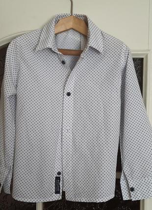 Детская рубашка трансформер тенниска с длинным коротким рукавом 2-в-1 pollito 6y 116см