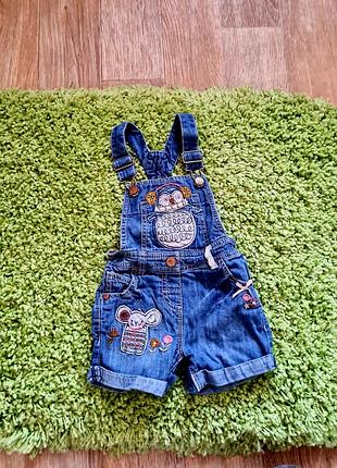 Джинсовий комбінезон шорти next