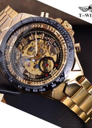 Чоловічий механічний годинник winner skeleton