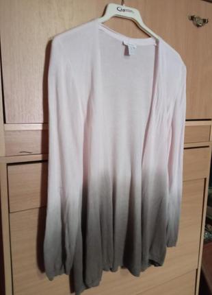 Кардиган из вискозы и хлопка