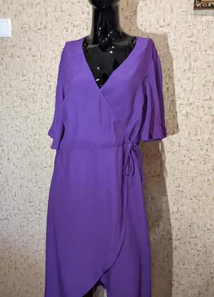 Нарядне плаття на запах 46-48 розмір