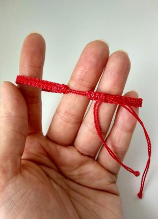 Браслет на руку червона нитка підкова3 фото