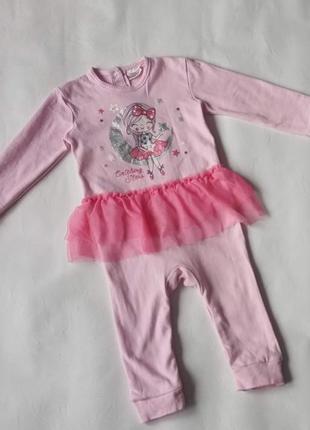 Стильний рожевий комбінезончик orsolino