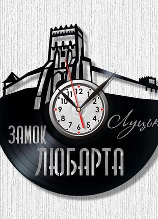Місто луцьк замок любарта годинник на стіну луцьк годинник вініловий годинник українська література годинник україна розмір 30см