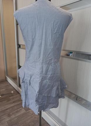 Легкий сарафан платье с воланом💙2 фото