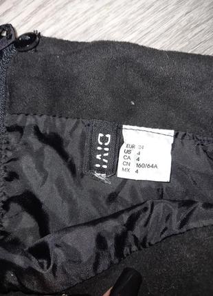 Міні спідниця на шнурівці під замш з вишивкою 🌺2 фото