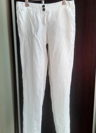Льняные брюки кюлоты от mango1 фото