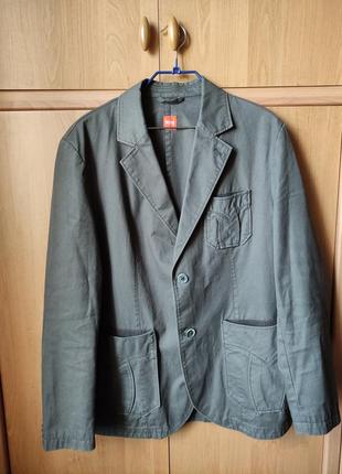 Блейзер hugo boss orange катонновый пиджак