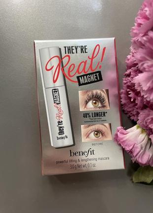 Benefit they're real! magnet mascara тушь для ресниц с эффектом удлинения2 фото