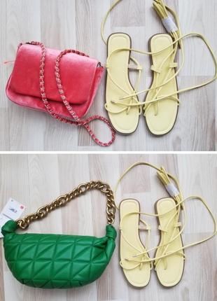 Босоніжки гладіатори жовті жіночі босоніжки без каблука босоніжки на зав'язках шкіряні бос...