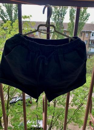 Шорти чорні шорти чорні котонові