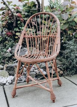 Плетеное кресло для балкона и лоджии | кресло плетеное для дачи | кресло плетеное3 фото