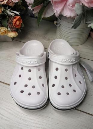 Crocs bayaband clog white білі крокси2 фото