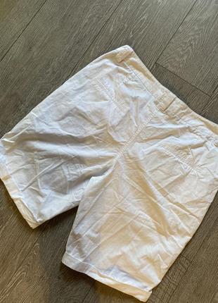 Летние свободные белые женские шорты с завышенной талией atmosphere 14/л7 фото