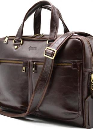 Мужская кожаная сумка для ноутбука и документов tx-4664-4lx tarwa1 фото