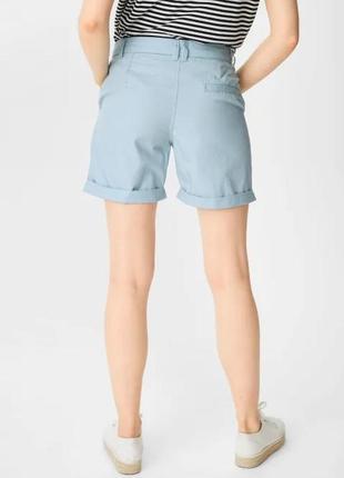 Легкие хлопковые шорты c&a - 34, 36, 38 - голубые