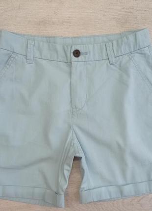 Легкие хлопковые шорты c&a - 34, 36, 38 - голубые