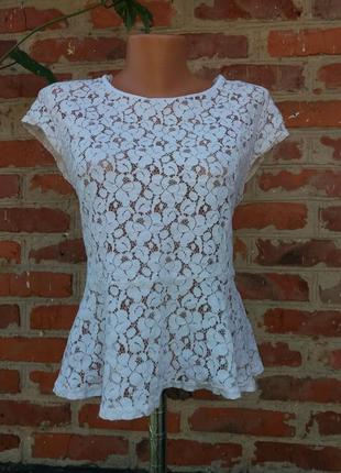 Блузка ажурная