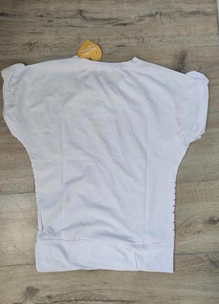 Футболка свободного кроя 100% хлопок женская футболка с принтом аниме туречица4 фото