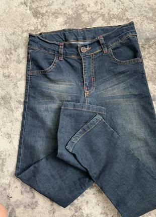 Стильні завужені джинси 11-12 років5 фото