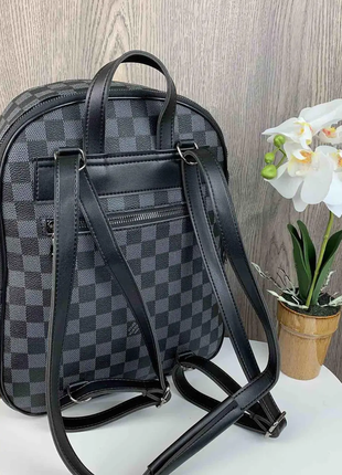 Женский городской популярный черный рюкзак ранець женская сумка 3в15 фото