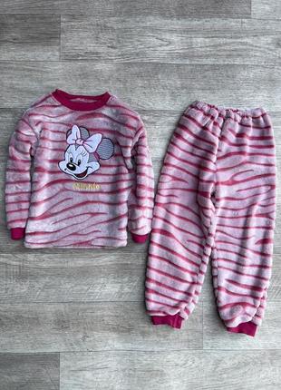 Детская пижама микки 3-4 года