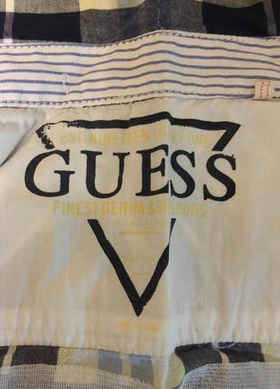 Дитяча сорочка guess в клітинку, м/12-14, 100% коттон,4 фото