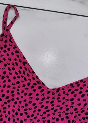 Сарафан new look розовый леопард фуксия s/8/36 (40-42)3 фото