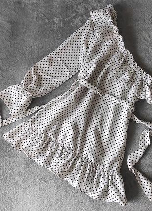 Плаття в горох з рюшами in the style3 фото