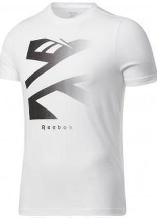 Футболка чоловіча reebok vector fade ss tee біла