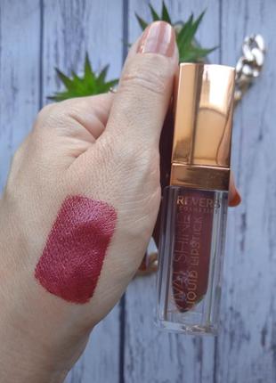 Рідка помада для губ revers vivat shine liquid lipstick 5 тон.