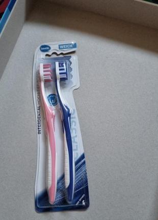 Зубная щётка  2шт  классик