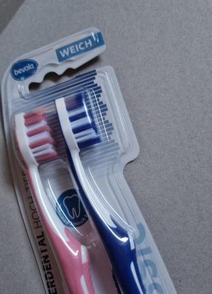 Зубная щётка  2шт  классик2 фото