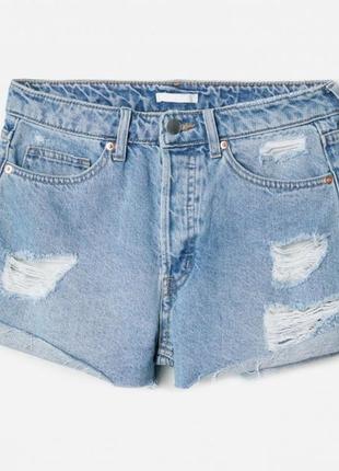 Новые джинсовые шорты h&m2 фото