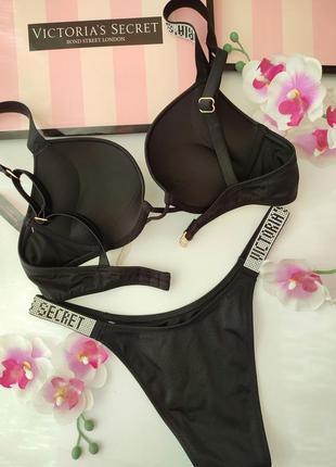 Victoria's secret original s m xs l shine двойной пушап со стразами 34c 75c 34b 75b 34a 75a 70b 32b4 фото