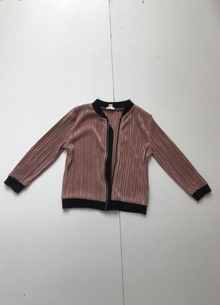 Кофточка на замочке бомбер