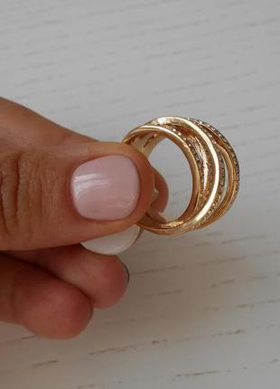 Позолоченные кольца de grisogono3 фото