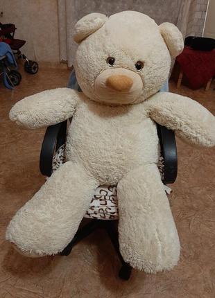М'яка іграшка великий ведмідь ведмідь плюшевий ведмедик великий білий